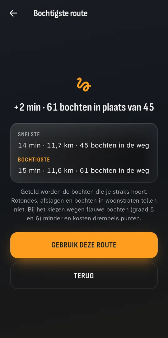 De bochtigste route: wat het kost, wat het oplevert