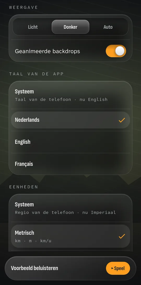 Taal, eenheden en weergave